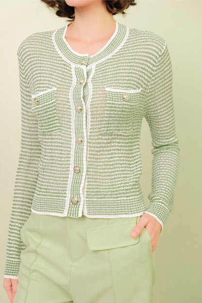 GUILA CARDIGAN IN GREEN