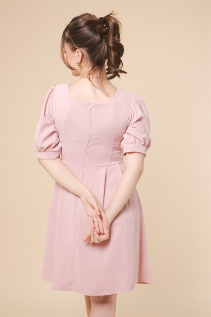 CHARLOTTE DRESS IN BLUSH PINK