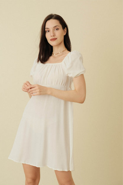 LISA DRESS IN WHITE