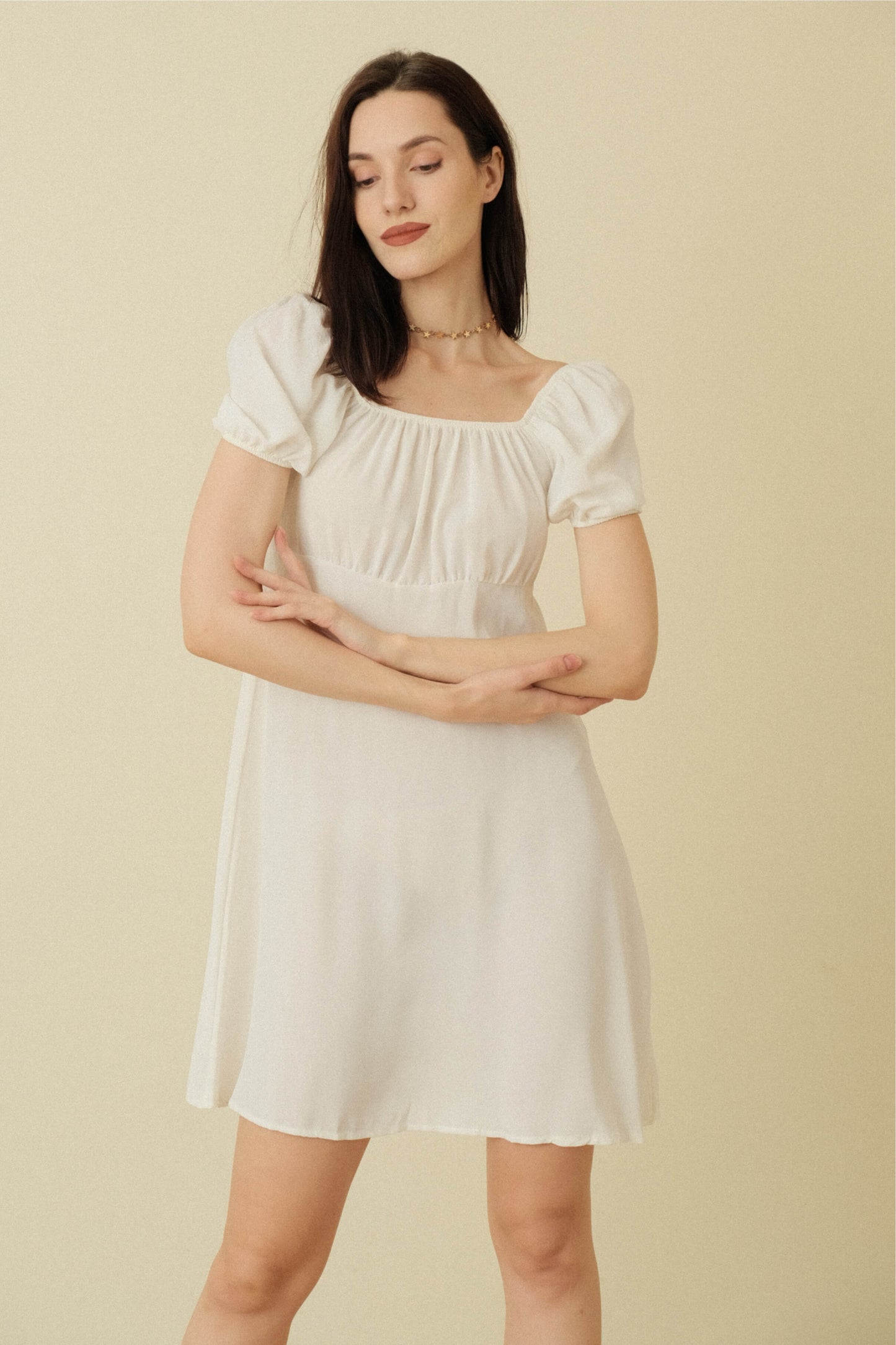 LISA DRESS IN WHITE