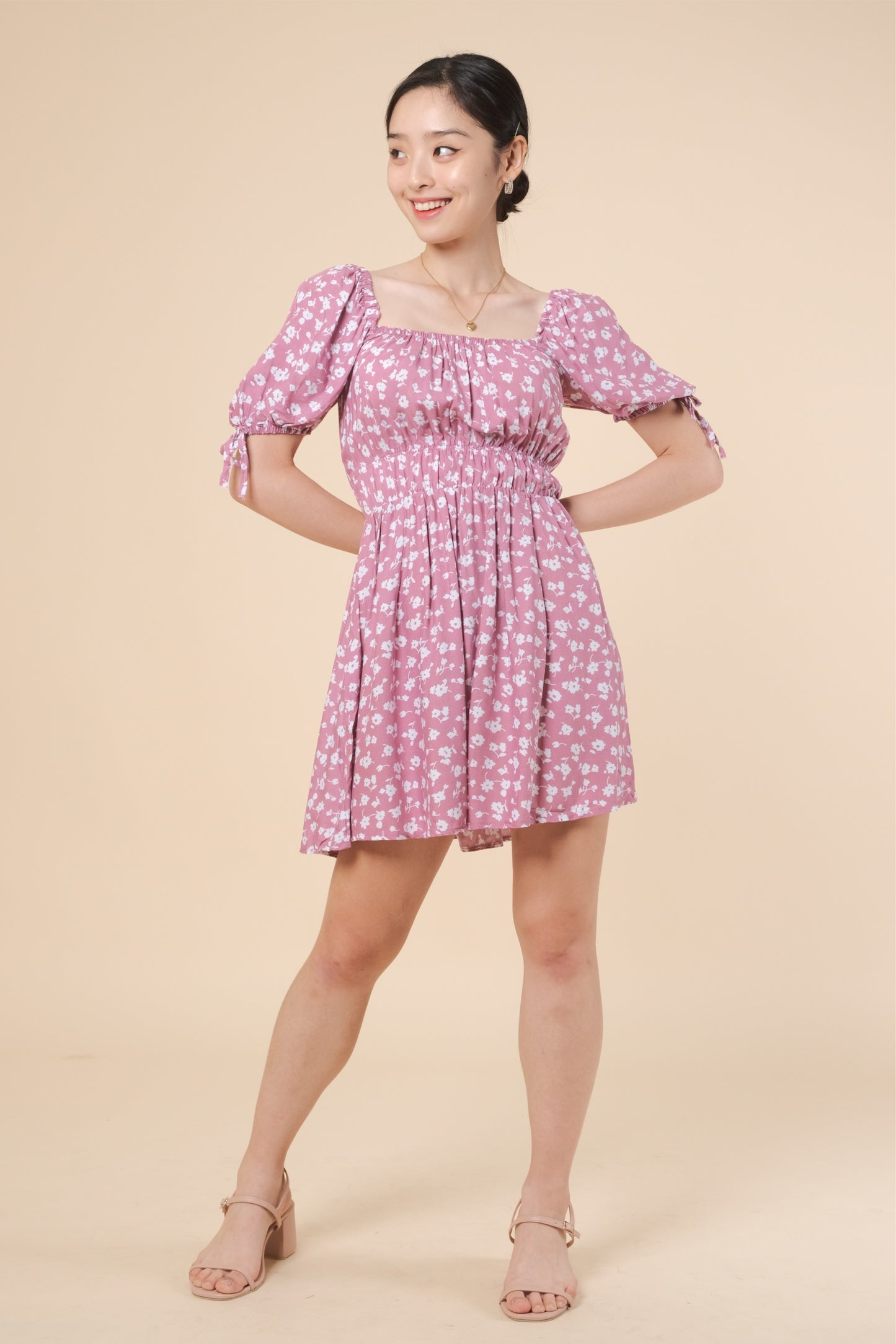 CLAIRE DRESS IN PINK