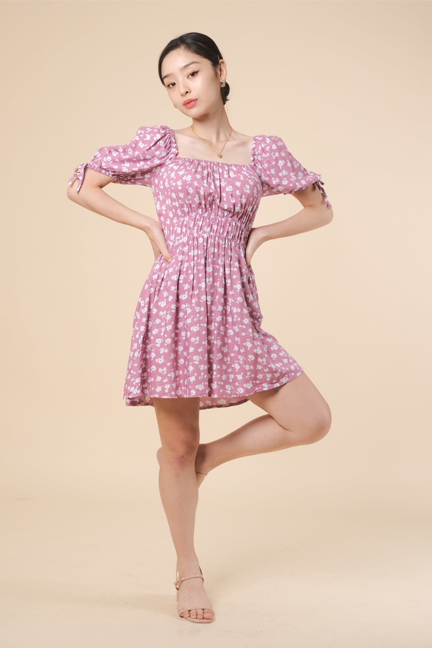 CLAIRE DRESS IN PINK