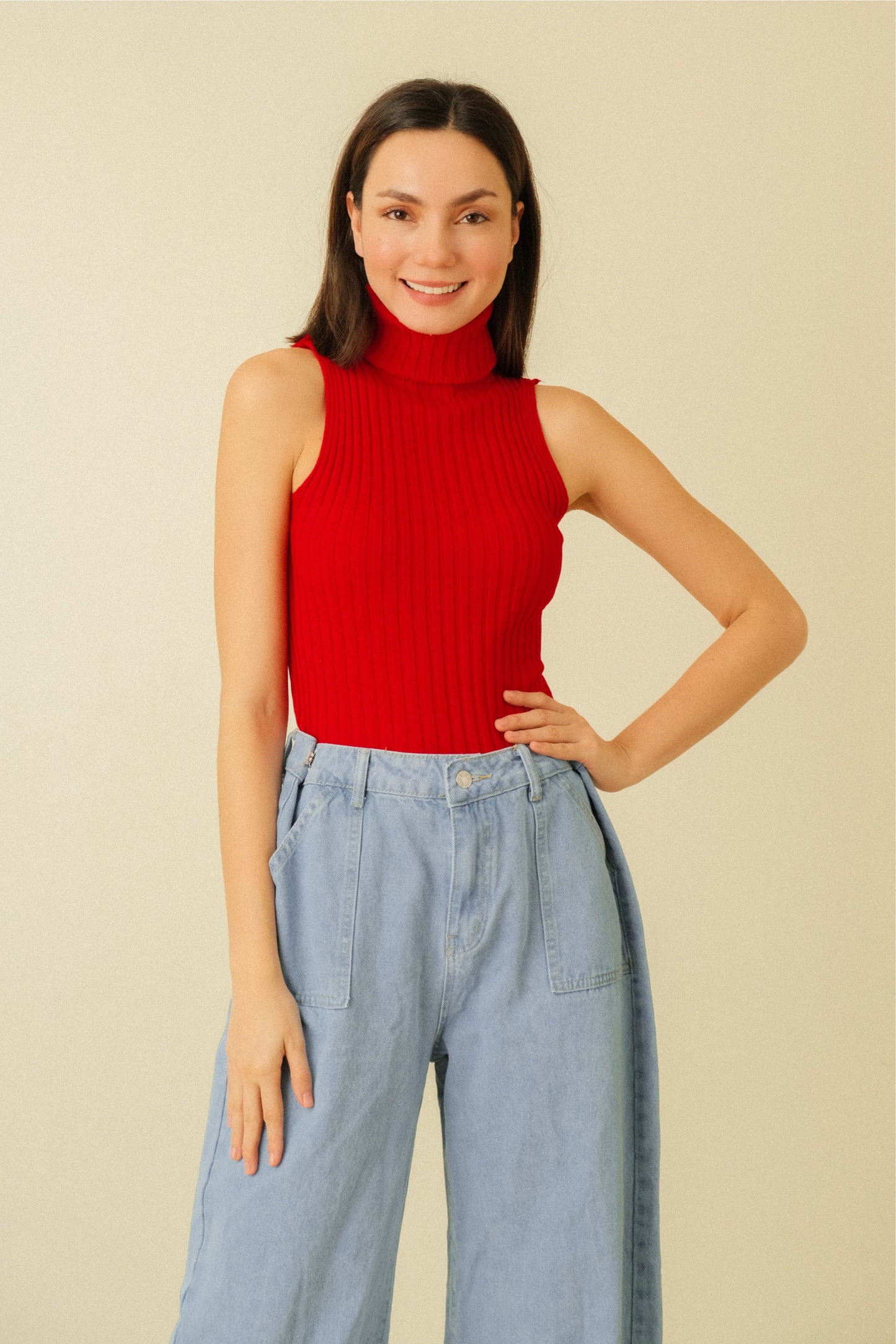 JENNICA TOP IN RED