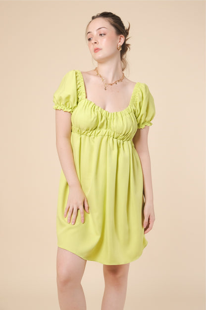 MAXINE DRESS IN LIME