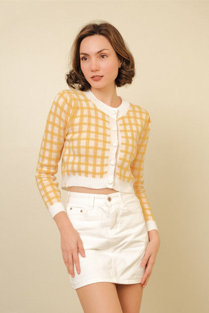 LENKA CARDIGAN IN YELLOW