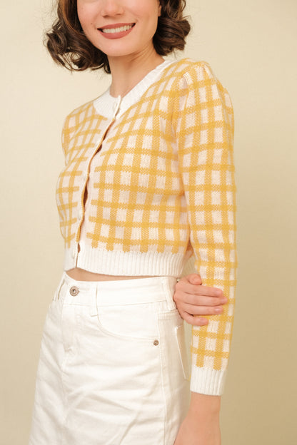 LENKA CARDIGAN IN YELLOW