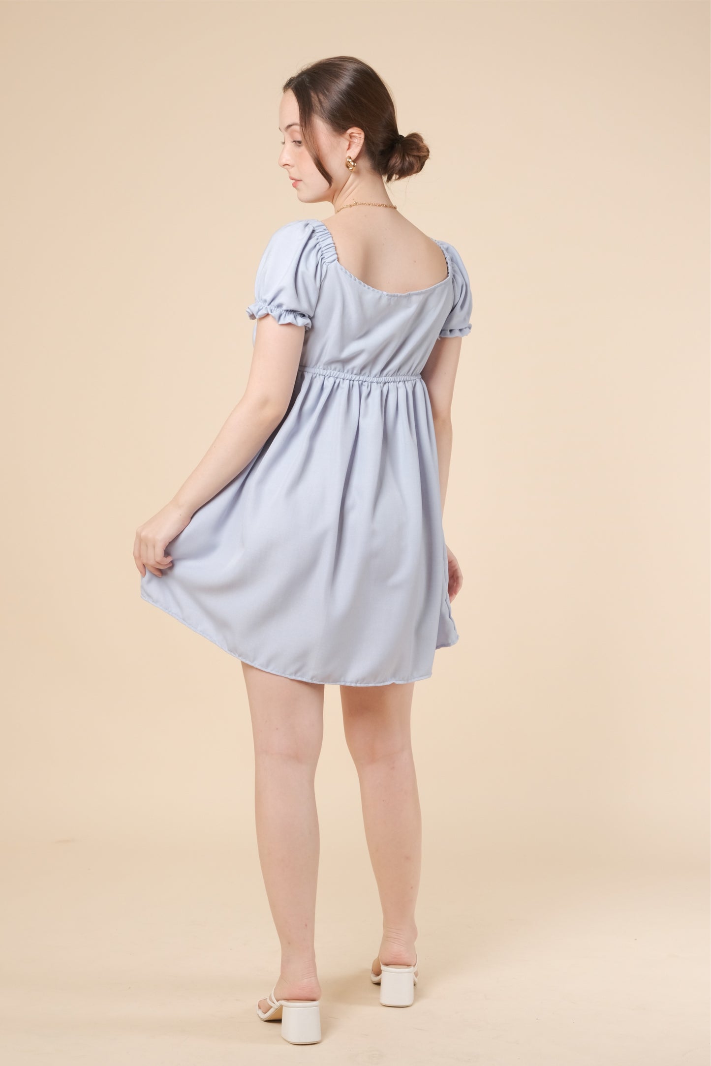 MAXINE DRESS IN BABY BLUE