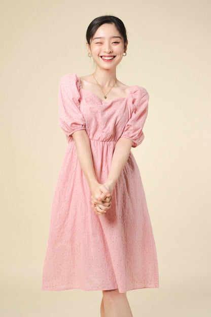 EMILIA DRESS IN BABY PINK