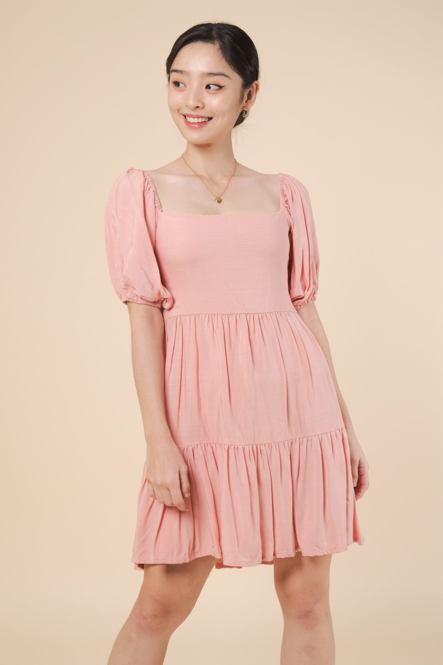 VALENTINA DRESS IN BLUSH PINK