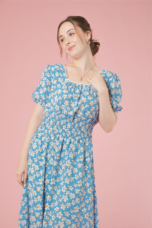 PHOEBE DRESS IN BLUE