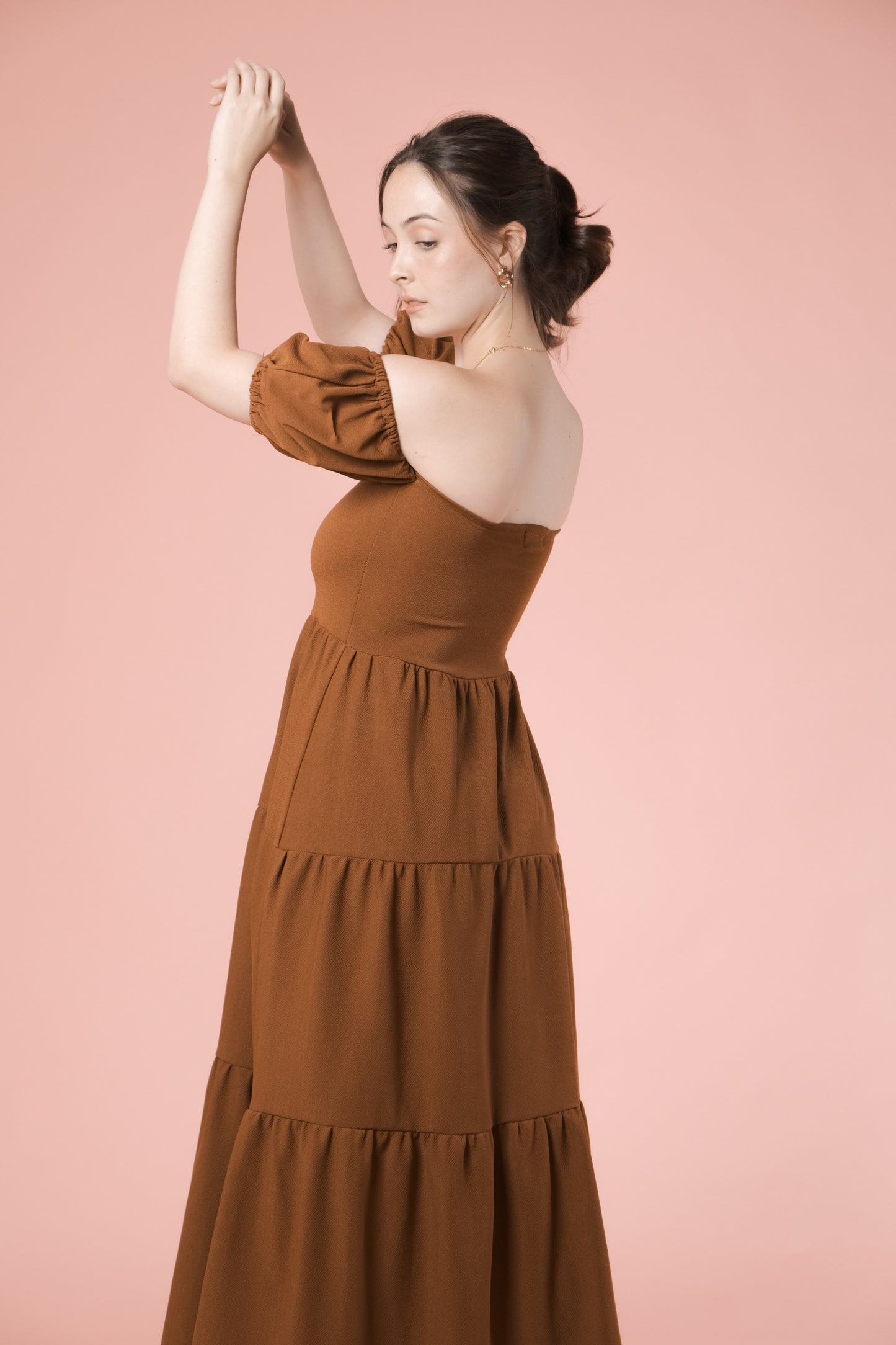 MILA DRESS IN RUST