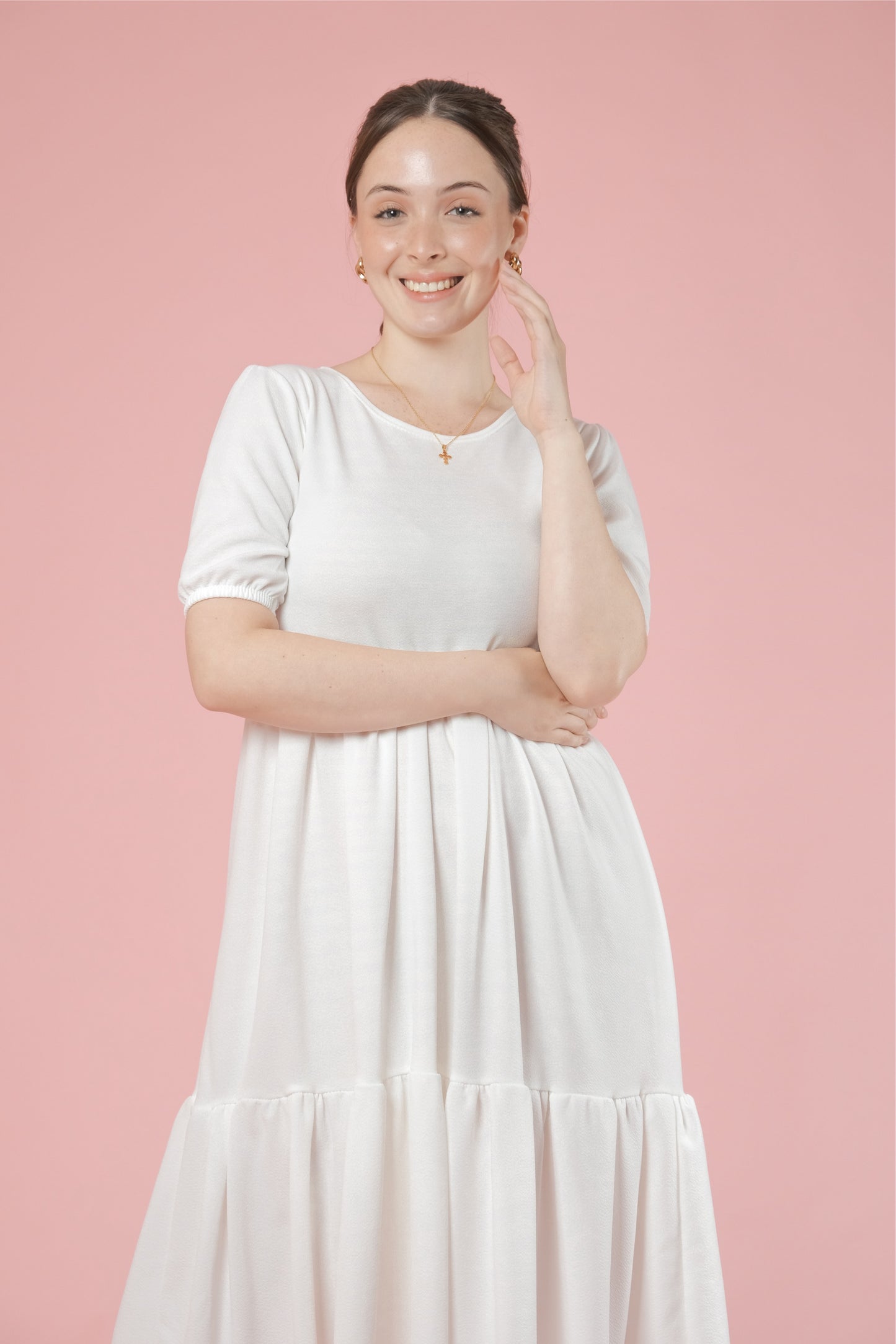 ADELINE DRESS IN WHITE