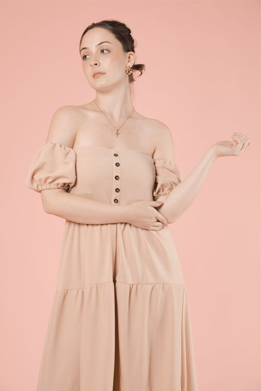 MILA DRESS IN NUDE