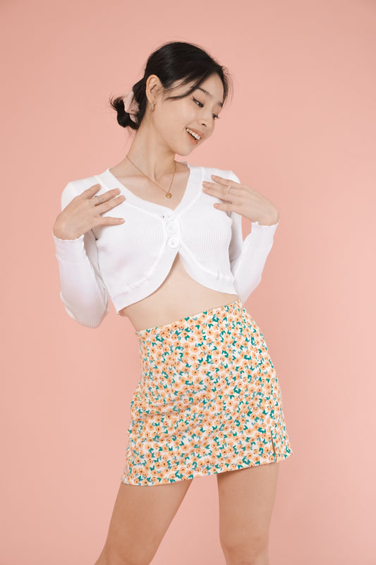 HAZEL TOP IN WHITE