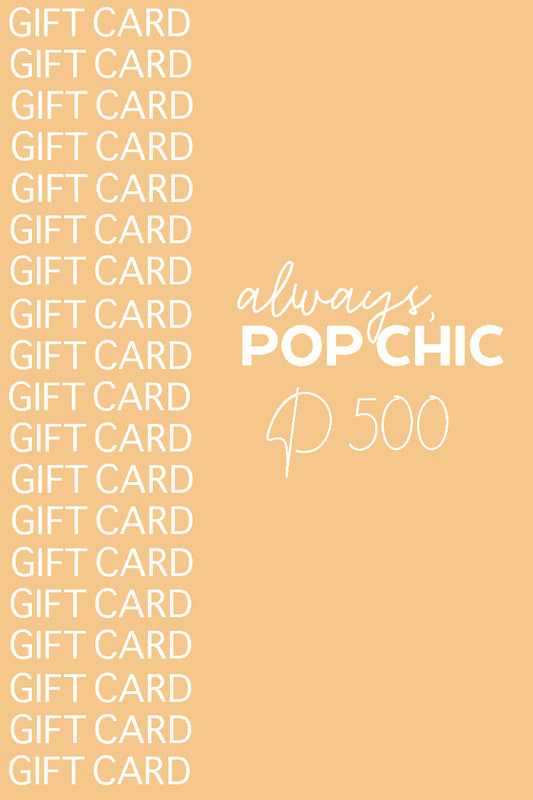 POP CHIC Gift Card